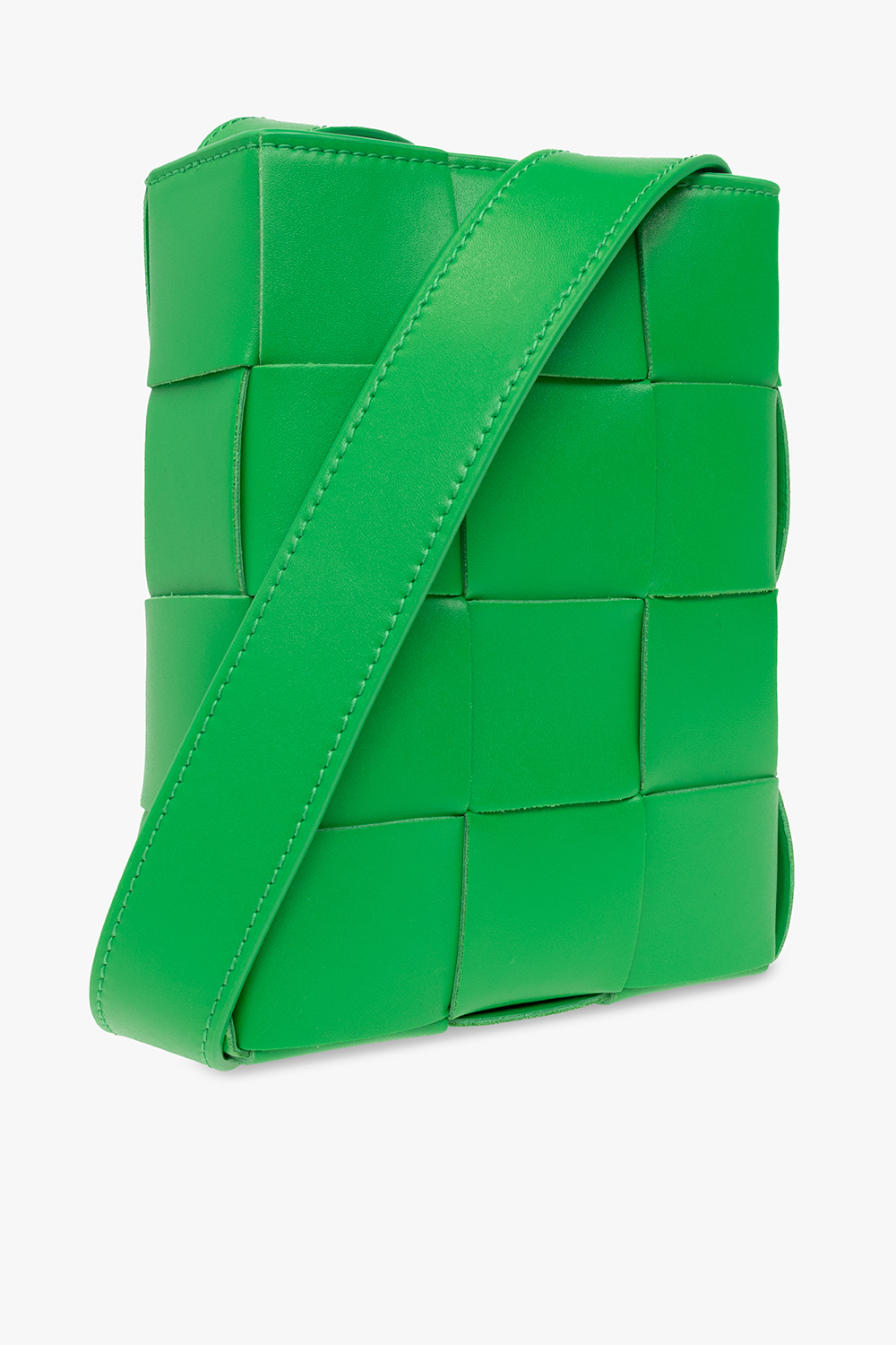 Green Phone pouch with strap Bottega Veneta